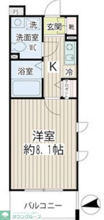 クレール鶴見の物件間取画像